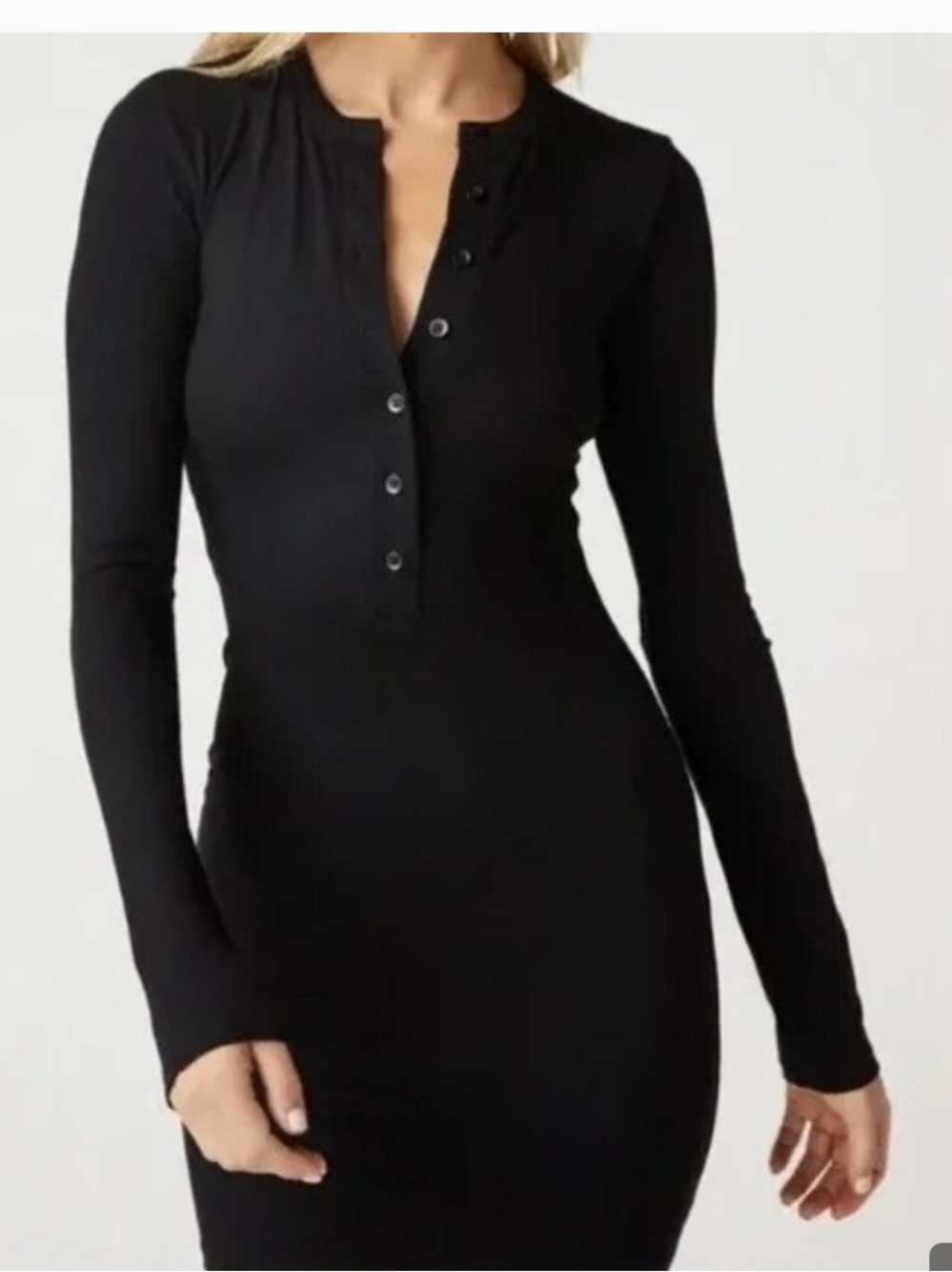 NWOT CLYQUE The Label Annie Black Bidi Dress Stretchy Women’s Small - Picture 9 of 9
